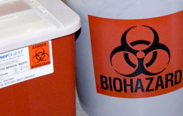 Fiber Biohazard Box Large (24x15x24) – Environment, Health & Safety