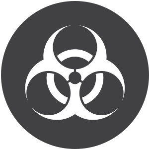 Bio hazards icon